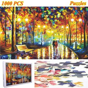 1000 Stuks Legpuzzels Landschap Educatieve Puzzel Speelgoed Voor Kinderen/Volwassenen