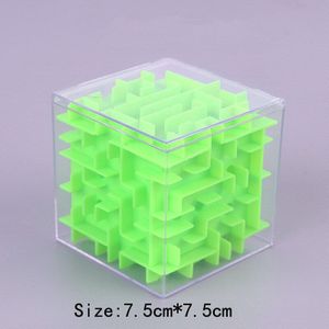 Tobefu 3D Doolhof Magische Kubus Transparant Zeszijdige Puzzel Speed Cube Rollende Bal Game Cubos Doolhof Speelgoed Voor Kinderen educatief