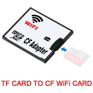 Kartoman Micro Sd Tf Naar Cf/Sd Wifi Geheugenkaart Reader Converter Adapter Microsd Sdhc Compact Flash Type ik