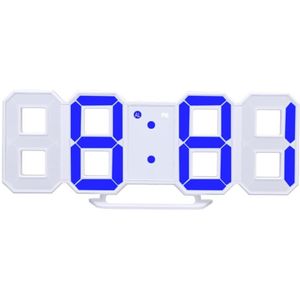 Digitale 3D Led Tafel Klok Usb Opladen Ingebouwde Batterij Bureau Tafel Wekker Nachtlampje Voor Bureau Decor Snooze Alarm klok