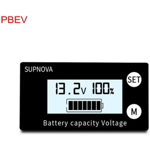 Lcd Batterij Indicator 12V Battery Fuel Gauge Batterij Lithium Batterij Universele Digitale Meter Digitale Voltmeter