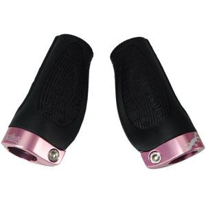 Propalm 1 Paar 95Mm Fiets Korte Grip Voor Brompton Vouwfiets Rubber 14 16 20 Inch Vouwfiets Mtb vergrendeld Grip Met Plug