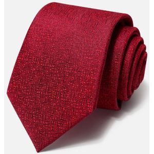 Bruidegom Rode Stropdas Polyester Zijden 8Cm Breed Business Hals Voor Mannen das Geschenkdoos