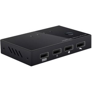 Vktech Usb Switch Box 4 Port Usb 2.0 Switcher Pc Delen Splitter Voor Toetsenbord Muis Printer Monitor Compatibel Met Usb apparaten