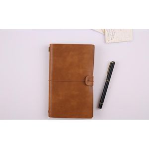 Vintage Hardcover Notebook Spiraal Faux Leer Zuivel Note Book School Office Supply Voor Studenten Business Notebooks Maken Notities