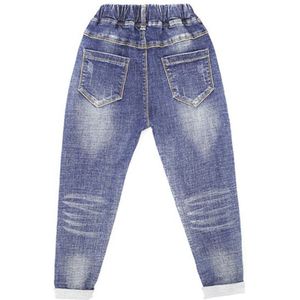 Ienens Kinderen Jongen Jeans Lente Herfst Cowboy Broek Jonge Jongen Toevallige Denim Broek Elastische Taille Broek Kinderen Jeans Lichtblauw