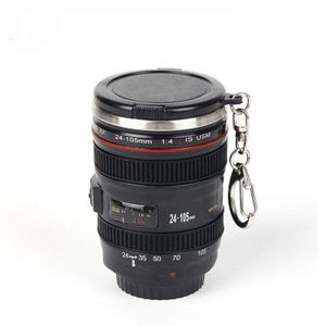 50Ml Camera Lens Cups Mokken Abs + Rvs Emulatie Camera Thermos Beker Water Fles Whisky Wijn Cups Voor outdoor Camping