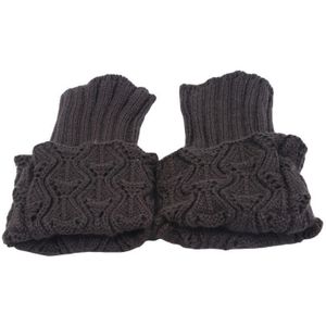 Gaoke 1 Pair Vrouwen Haak Boot Manchetten Knit Toppers Boot Sokken Winter Beenwarmers Calcetines Mujer
