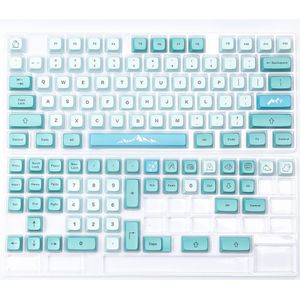 Gmk Gekloond Ijsberg Xda Profiel Pbt Dye Sub Keycaps 123 Toetsen Voor Cherry Mx Switch Gmmk Mechanische Toetsenbord Xda 61 68 98 Keycap
