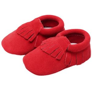 Baby Baby Meisjes Schoenen Mocassins, Non-Slip Rubberen Zool Fringe Wieg Schoenen Peuter Eerste Wandelaars Flats