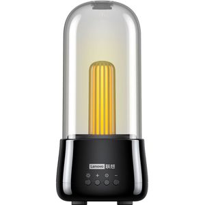 Lenovo L02 Bluetooth Speaker Draagbare Draadloze Stereo Muziek Speler Met Led Licht Diepe Bass Speaker Met Microfoon Handsfree gesprekken