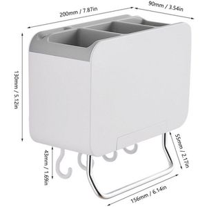 Multifunctionele Lepel Vork Eetstokje Opslag Houder Box Bestek Afvoer Rack Organizer Rekken Voor Keuken Keuken Handdoek Organizer