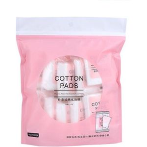 100 Stuks Katoenen Doekjes Biologische Nail Doekjes Reizen Verpakking Make-Up Remover Wattenschijfje Tissues Nagellak Remover