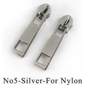 10Pcs Meetee Rits Slider Voor No5 Hars/Metal/Nylon Ritsen Donsjack Pocket Ritsen Hoofd Tas Reparatie kits Diy Naaien Accessoires