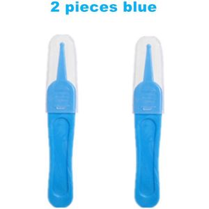 2 Stks/set Baby Baby Noise Booger Ear Wax Schoon Pincet Kind Zuigeling Gezondheidszorg Booger Schoner Clip Tweezer