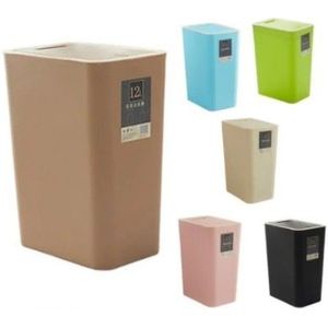 12L Badkamer Prullenbak Intelligente Automatische Afdichting Stof Mand Met Deksel Plastic Wc-papier Trash Wc Hand Waterdicht