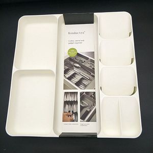 Keuken Lade Organizer Tray Lepel Bestek Scheiding Afwerking Opbergdoos Keuken Organizer Opberglade Bestekbak