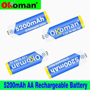 Lot 1.2V 5200Mah Ni Mh Aa Vooraf Opgeladen Oplaadbare Batterijen Ni-Mh Oplaadbare Aa Batterij Voor Speelgoed camera Microfoon