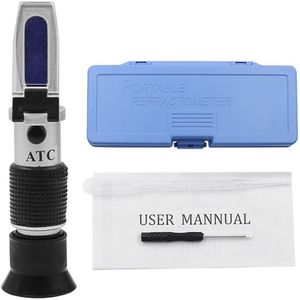 Handheld Honing Automatische Monitoring Refractometer Suiker Meter Voor Honing Hydraterende 58-92% Verhouding Bereik Honing Tester Meting