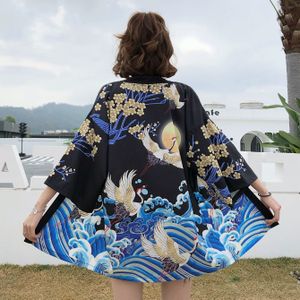 Japanse Yukata Zomer Vrouwen Kimono Vest Etnische Vrouw Kawaii Losse Blouse Japanse Streetwear Strand Dunne Aziatische Kleding