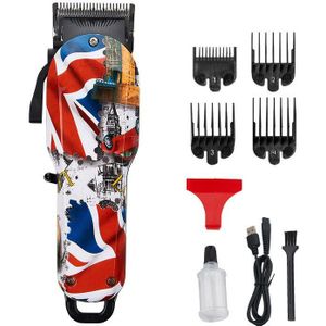 Oplaadbare Graffiti Tondeuse Retro Olie Hoofd Tondeuse Verstelbare Stalen Blad Tondeuse Cordless Tondeuse