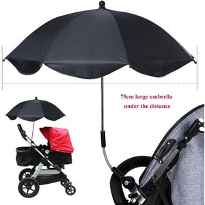 Uv Bescherming Regendicht Baby Baby Wandelwagen Cover Paraplu Kan Vrij Worden Gebogen Roest Niet Universele Wandelwagen Accessoires