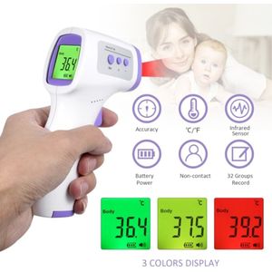 Kkmoon Non-contact Ir Infrarood Sensor Voorhoofd Body/ Object Thermometer Temperatuur Meting Led Digitale Display