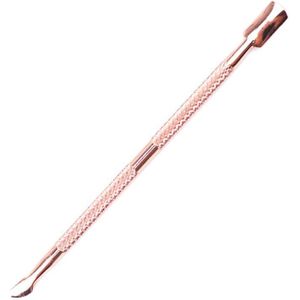 1Pcs Rvs Cuticle Pusher Voor Uv Gel Nagellak Lak Pusher Pedicure Manicure Care Cleaner Nail Art Gereedschap