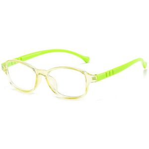 Kind Anti Blauw Licht Blokkeren Glazen Jongens Meisjes Klassieke Vierkante Groene Plastic Brillen Frame Kids