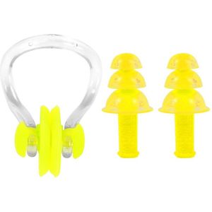 1 Set Oordopjes Neus Clip Set Ruisonderdrukking Slapen Oordopjes Beschermende Veilig Professionele Zwemmen Oordopjes Kit