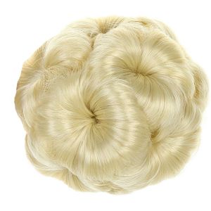 Shangke Vrouwen Chignon Haarstukje Knot Haar Clip Claw Blonde Haarbanden Synthetische Hoge Temperatuur Haarspelden Haar