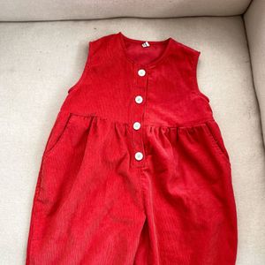 1004C 2022 Lente Cordoroy Mode Jumpsuit Voor Meisjes En Jongens Kids Mouwloze Overalls Kinderen Broek