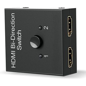 Hdmi Splitter, Hdmi Switch Bidirectionele 2 Input Naar 1 Uitgang Of 1 In 2 Out, 1080P Pthrough Hdmi Switcher