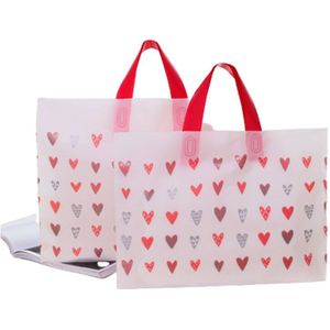 50 Pcs Duurzaam Merchandise Tassen Retail Boodschappentassen Voor Boutique Goodie Bags Bags Bulk Gunsten Extra Dikke Herbruikbare Zakken