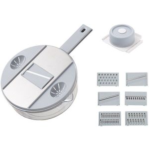 Groentesnijder Afvoer Mand Multifunctionele Rvs Rasp Cutter Shredders Aardappel Dunschiller Wortel Keuken Accessoires