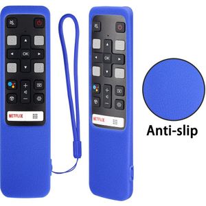Voice Tv Siliconen Afstandsbediening Cover RC802V FMR1 FLR1 FNR1 Voor Tcl Lcd Tv 65P8S 55P8S 55EP680 50P8S 49S6800FS 49S6510FS