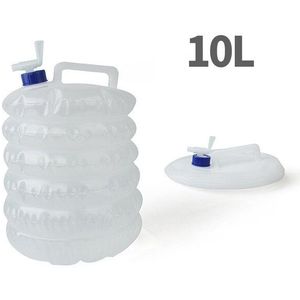 Outdoor Opvouwbare Water Emmer Opvouwbare Waterzak Pe Water Fles Container Voor Camping Wandelen Picknick Bbq Met Kraan