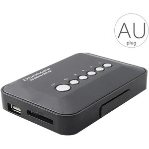 Multimedia Speler Mini Hd 720P Hdd Media Player Tv Box Av-uitgang Mkv Rm Sd Usb Sdhc Mmc Hdd eu/Us/Uk/Au Plug