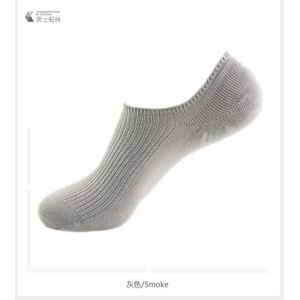 100% Katoen Mannen Sokken No Show Boot Sokken Man Ademend Onzichtbare Korte Sokken Siliconen Antislip Sokken Calcetines