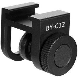 BY-C12 Smartphone Koude Schoen Mount Adapter Voor Microfoon Vlog,Smartphone Microfoon Aceesories Mount Voor Microfoon Led Ligh