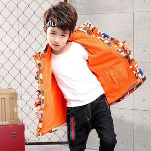 Kinderen Jassen Baby Boy Cartoon Afdrukken Camouflage Drie-in-een Mauntaineering Jackts Outdoor Sport Kleding Voor Kids 3-10Y