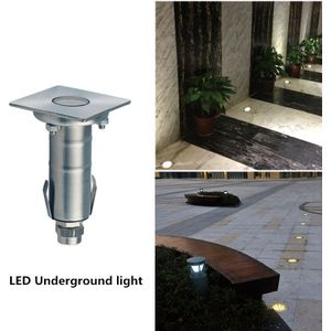 LED Ondergrondse Licht Waterdicht IP68 1 W Grond Tuinpad Vloerlamp Outdoor Ondergrondse Begraven Yard Lamp Landschap Licht 220 V