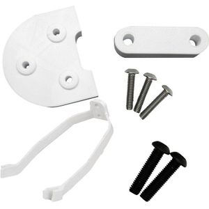 Voor Xiaomi M365 /Pro Elektrische Scooter Spatbord Beugel Opgewaardeerd Achter Spatbord Ondersteuning Schroef Montage Spatbord Extension (Wit)