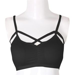 Vrouwen Zomer Beha Uitgesneden Ondergoed Crop Top Lassock Pubertas Meisjes Strappy Halter Top