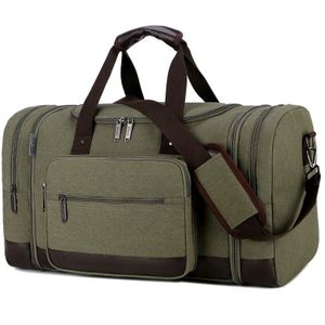 Canvas Travel Duffle Tassen Reizen Handbagage Tas Mannen Multi-Functionele Grote Travel Organizer Weekender Reistas