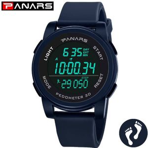 Mannen Horloge PANARS Mode Waterdichte Running Teller mannen Sport LED Elektronische Multifunctionele Horloge Relogio Masculino 661S4