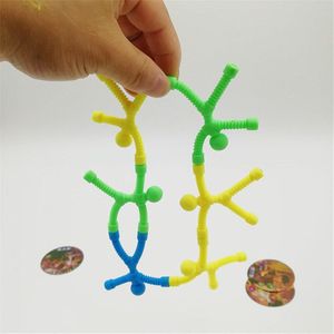 10 Stks/set Zacht Plastic Magneet Cartoon Klimmen Muur Pop Kind Diy Educatief Speelgoed Ontluchting Pop