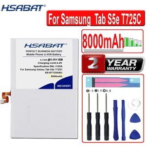 Hsabat 8000 Mah EB-BT725ABU Batterij Voor Samsung Galaxy Tab S5e T725C T720 SM-T720 SM-T725 Tablet Pc Batterijen