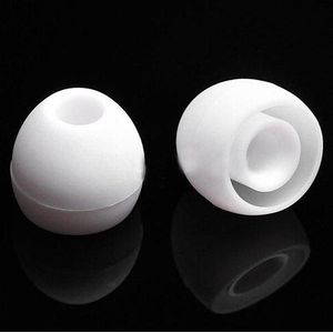 Sml 3 Maten Vervanging Oortelefoon Siliconen Caps In-Ear Oordopjes Rubber Heads Case Wit Zwart Transparante Kom-Vormige Oordopjes