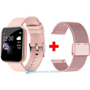 Sport Digitale Horloge Vrouwen Elektronische Polshorloge Bluetooth Fitness Band Dames Kleur Digitale Klok Android Ios Hartslag Telefoon